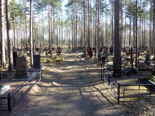 На территории Верхне-Черкасовского кладбища