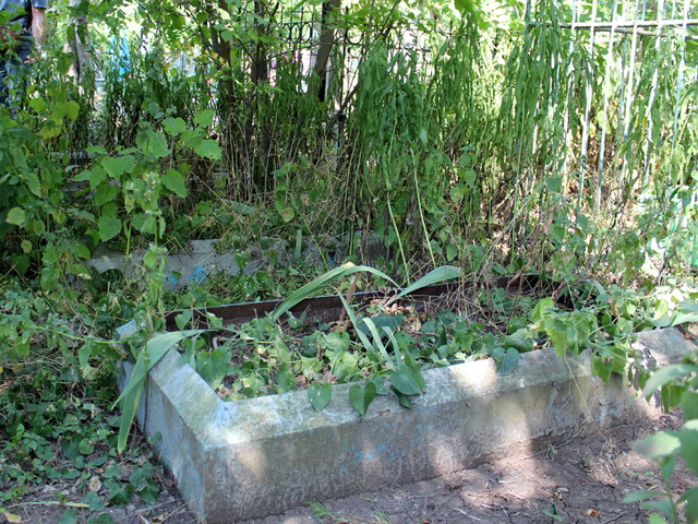 Вид на захоронение, кладбище «Красный сад»