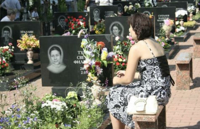 Могилы погибших в авиакатастрофе над Боденским озером