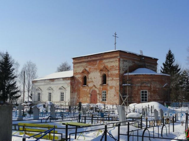 Церковь Всех Святых в Земле Российской просиявших на кладбище
