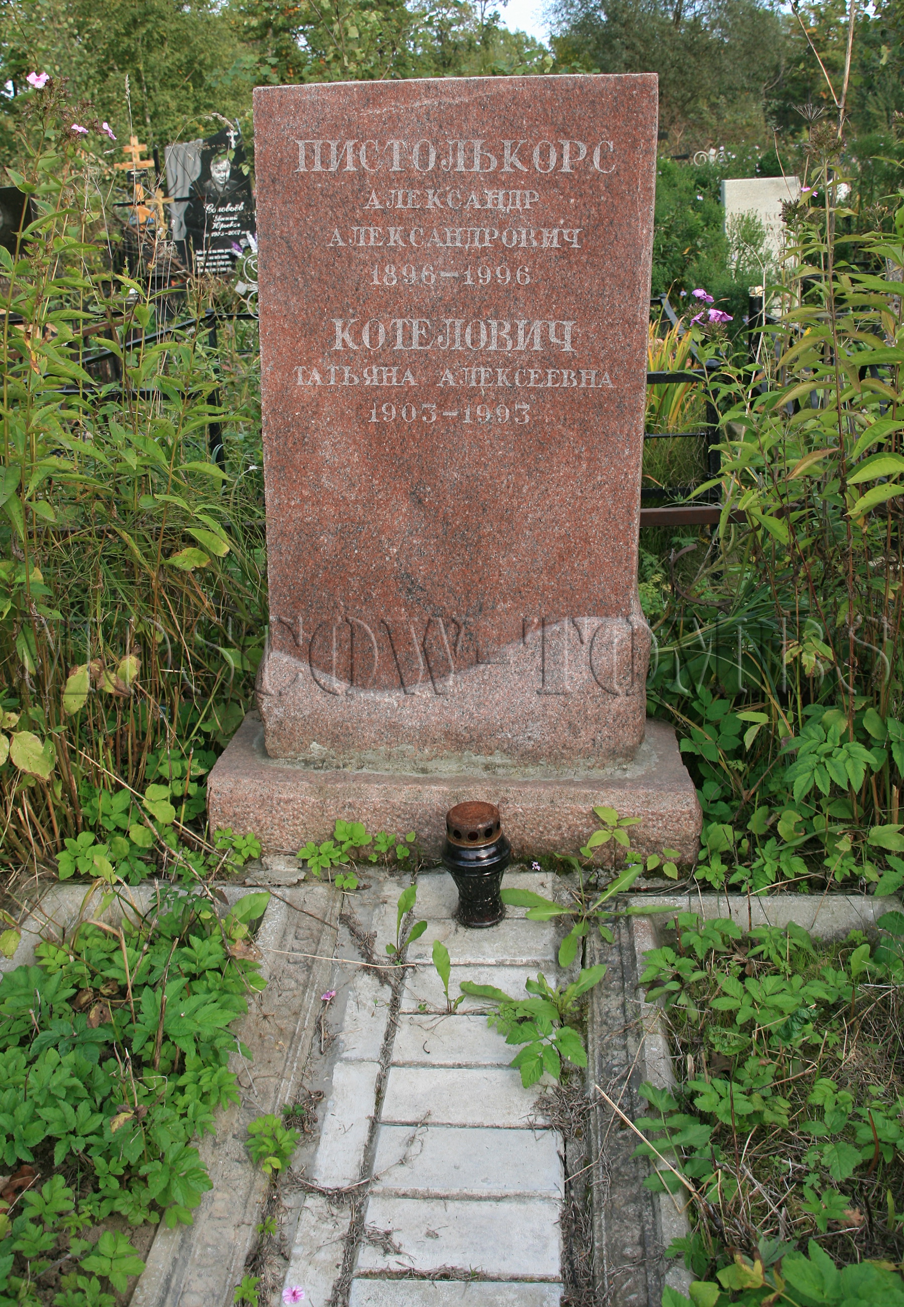 Памятник Александру Пистолькорсу