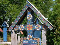 Румынский деревянный памятник