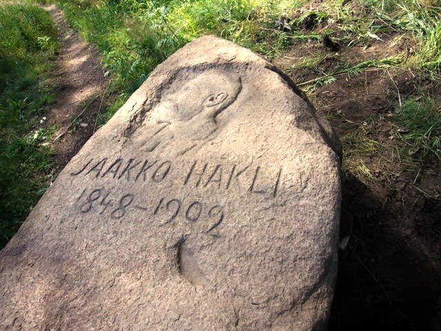Надгробие Яакко Хякли