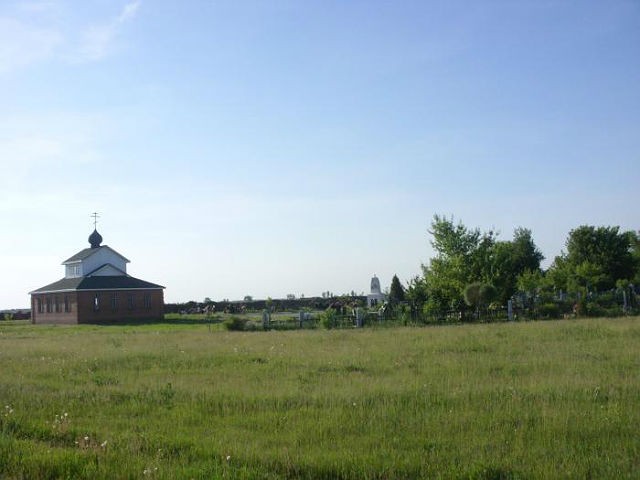 Храм на территории кладбища «Приморское» Тольятти