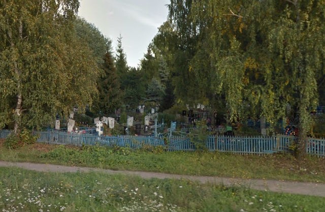 Вид на кладбище