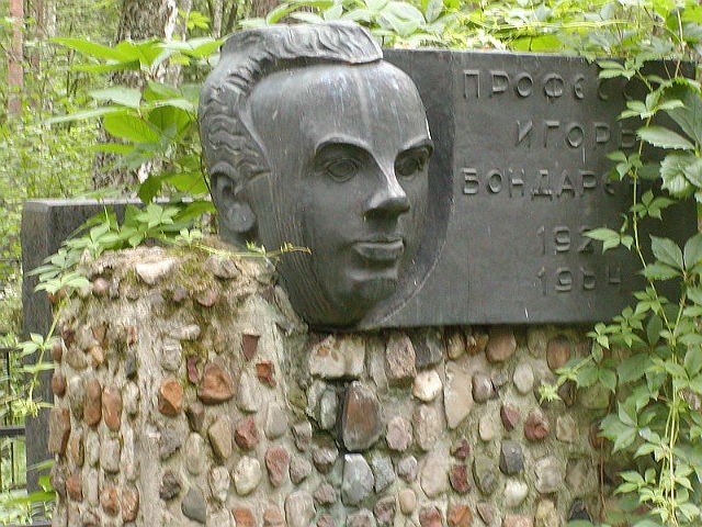 Памятник на могиле советского физика Бондаренко И.И.