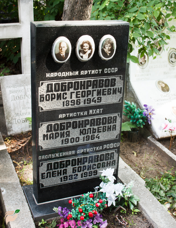 Памятник Борису Добронравову
