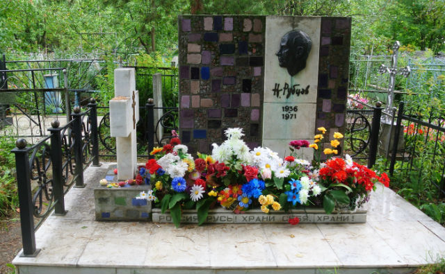 Могила поэта Н.М. Рубцова