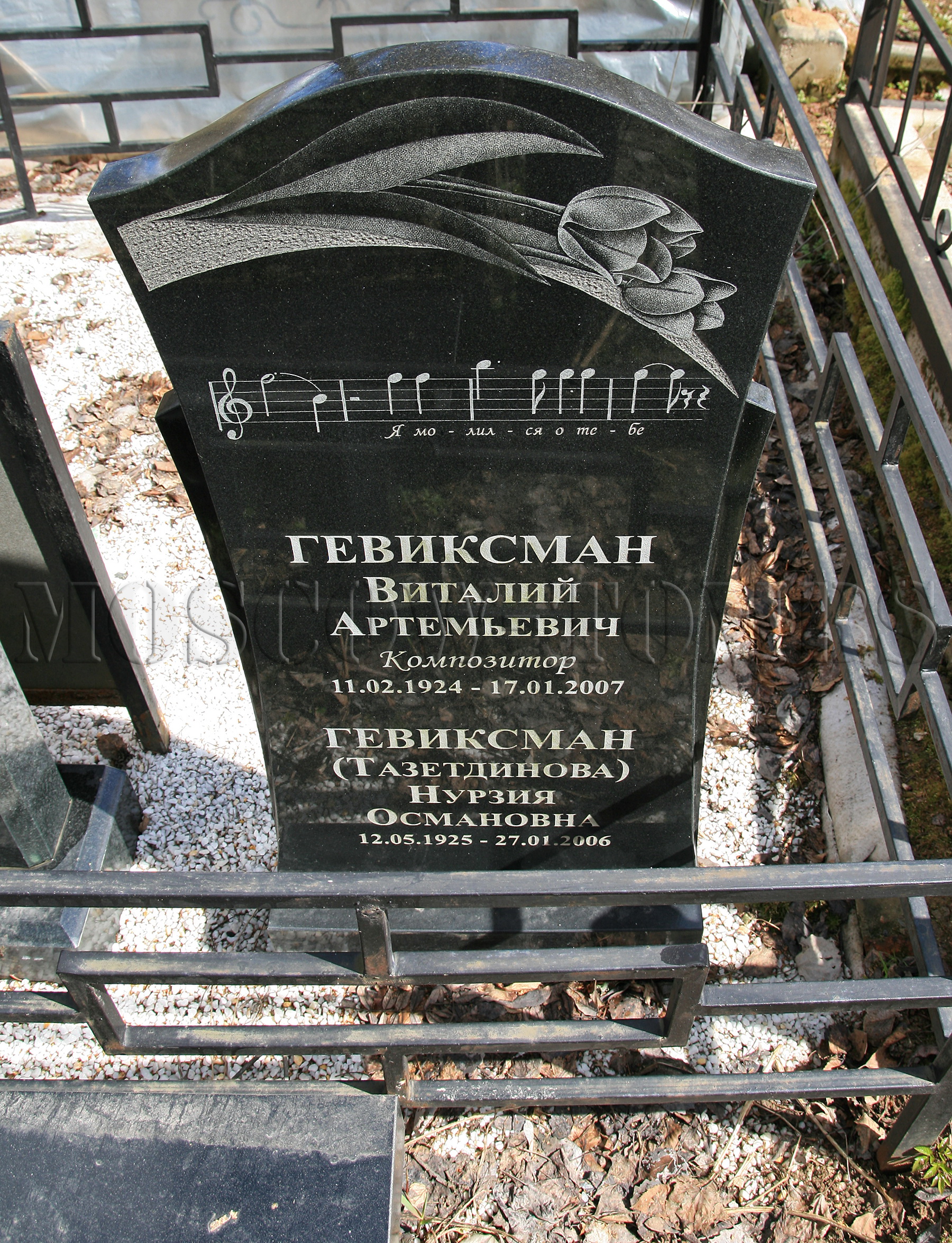 Памятник Виталию Гевиксману