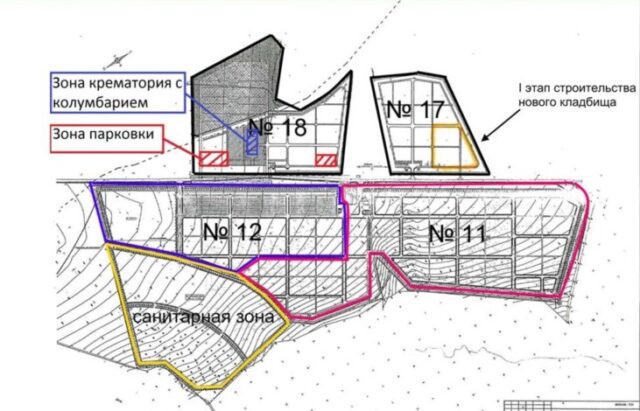 План-схема строительства крематория в Чебоксарах